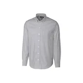 Cutter & Buck Mens Easy Care Stretch Oxford Stripe L/S MCW00141