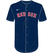 Nike MLB Adult/Youth Dri-Fit Full Button Jersey N140 / NY40 BOSTON RED SOX