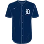 Nike MLB Adult/Youth Dri-Fit Full Button Jersey N140 / NY40 DETROIT TIGERS
