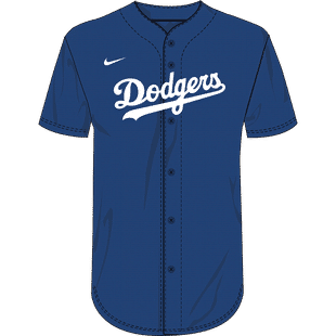 LOS ANGELES DODGERS RUSSELL ATHLETIC MLB BASEBALL JERSEY Size 3XL ADULT  VINTAGE