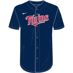 MLB Minnesota Twins Boys' White Pinstripe Pullover Jersey - XS