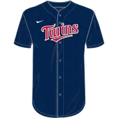 Nike MLB Adult/Youth Dri-Fit Full Button Jersey N140 / NY40 MINNESOTA TWINS