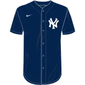 Nike MLB Adult/Youth Dri-Fit Full Button Jersey N140 / NY40 NEW YORK YANKEES