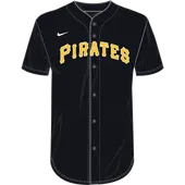 Nike MLB Adult/Youth Dri-Fit Full Button Jersey N140 / NY40 PITTSBURGH PIRATES