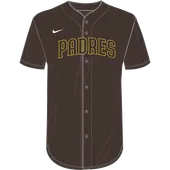 Nike MLB Adult/Youth Dri-Fit Full Button Jersey N140 / NY40 SAN DIEGO PADRES
