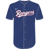 Nike MLB Adult/Youth Dri-Fit Full Button Jersey N140 / NY40 TEXAS RANGERS