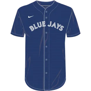 Athletic Knit BA5500 Toronto Blue Jays Full Button Baseball Jerseys
