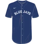Nike MLB Adult/Youth Dri-Fit Full Button Jersey N140 / NY40 TORONTO BLUE JAYS