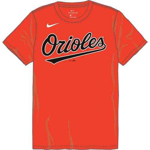 Nike MLB Adult/Youth Short Sleeve Cotton Tee N199 / NY28 BALTIMORE ORIOLES