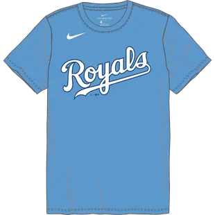 Kansas City Royals Nike Dri Fit Gray T-Shirt Size M