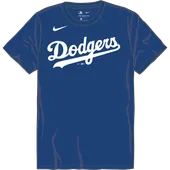 Nike MLB Adult/Youth Short Sleeve Dri-Fit Crew Neck Tee N223 / NY23 LOS ANGELES DODGERS