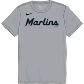 Nike MLB Adult/Youth Short Sleeve Dri-Fit Crew Neck Tee N223 / NY23 MIAMI MARLINS