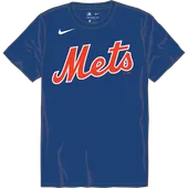Nike MLB Adult/Youth Short Sleeve Dri-Fit Crew Neck Tee N223 / NY23 NEW YORK METS