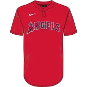 Nike MLB Adult/Youth Dri-Fit 1-Button Pullover Jersey N383 / NY83 LOS ANGELES ANGELS