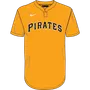 Nike MLB Adult/Youth Dri-Fit 1-Button Pullover Jersey N383 / NY83 PITTSBURGH PIRATES