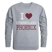 W Republic I Love Crewneck 552 Cumberland University Phoenix 552-287