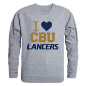 W Republic I Love Crewneck 552 California Baptist Lancers 552-444