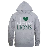 W Republic I Love Hoodie 553 Saint Leo University Fritz 553-374