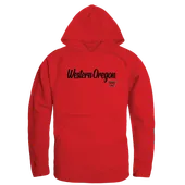 W Republic Script Hoodie Western Oregon Wolves 558-406