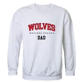 W Republic Dad Crewneck Western Oregon Wolves 562-406