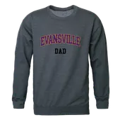 W Republic Dad Crewneck University Of Evansville Purple Aces 562-424