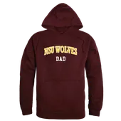 W Republic Dad Hoodie Northern State University Wolves 563-355