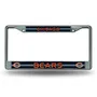Rico Chicago Bears Glitter Chrome License Plate Frame Fcgl1201
