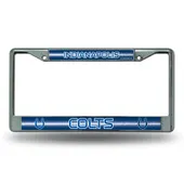Rico Indianapolis Colts Glitter Chrome License Plate Frame Fcgl2601