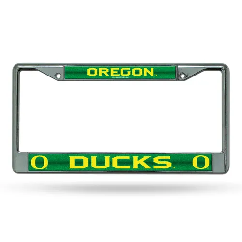 Rico Oregon Ducks Glitter Chrome License Plate Frame Fcgl510103