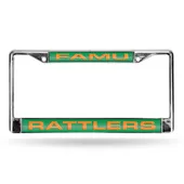 Rico Florida A&M Rattlers Laser Chrome 12 X 6 License Plate Frame Fcl101002