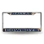 Rico Dallas Cowboys Laser Chrome 12 X 6 License Plate Frame Fcl1802