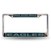 Rico Philadelphia Eagles Laser Chrome 12 X 6 License Plate Frame Fcl2501