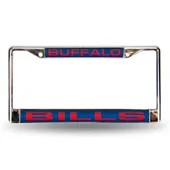 Rico Buffalo Bills Laser Chrome 12 X 6 License Plate Frame Fcl3501