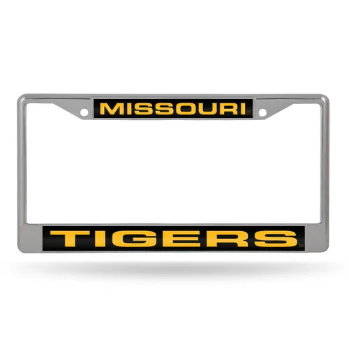 Rico Missouri Tigers Laser Chrome 12 X 6 License Plate Frame Fcl390103