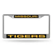 Rico Missouri Tigers Laser Chrome 12 X 6 License Plate Frame Fcl390103