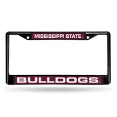Rico Mississippi State Bulldogs Black Laser Chrome 12 X 6 License Plate Frame Fclb160101