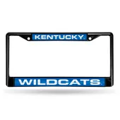 Rico Kentucky Wildcats Black Laser Chrome 12 X 6 License Plate Frame Fclb190101