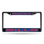 Rico Buffalo Bills Black Laser Chrome 12 X 6 License Plate Frame Fclb3501