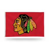 Rico Chicago Blackhawks 3X5 Premium Banner Flag Fgb7702