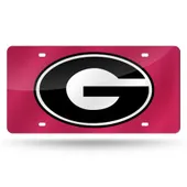 Rico Georgia Bulldogs Colored Laser Cut Auto Tag Lzc110102