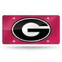 Rico Georgia Bulldogs Colored Laser Cut Auto Tag Lzc110102