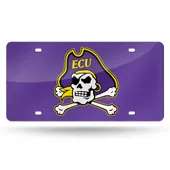 Rico East Carolina Pirates Colored Laser Cut Auto Tag Lzc130603