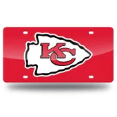 Rico Kansas City Chiefs Colored Laser Cut Auto Tag Lzc2703