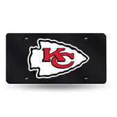 Rico Kansas City Chiefs Colored Laser Cut Auto Tag Lzc2704