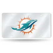 Rico Miami Dolphins Silver Laser Cut Tag Lzs1104