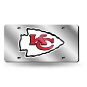 Rico Kansas City Chiefs Silver Laser Cut Tag Lzs2701