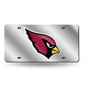 Rico Arizona Cardinals Silver Laser Cut Tag Lzs3601