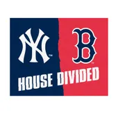 Fan Mats Mlb Yankees / Red Sox House Divided Rug