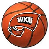 Fan Mats Western Kentucky Hilltoppers Basketball Rug - 27In. Diameter