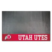 Fan Mats Utah Utes Vinyl Grill Mat - 26In. X 42In.